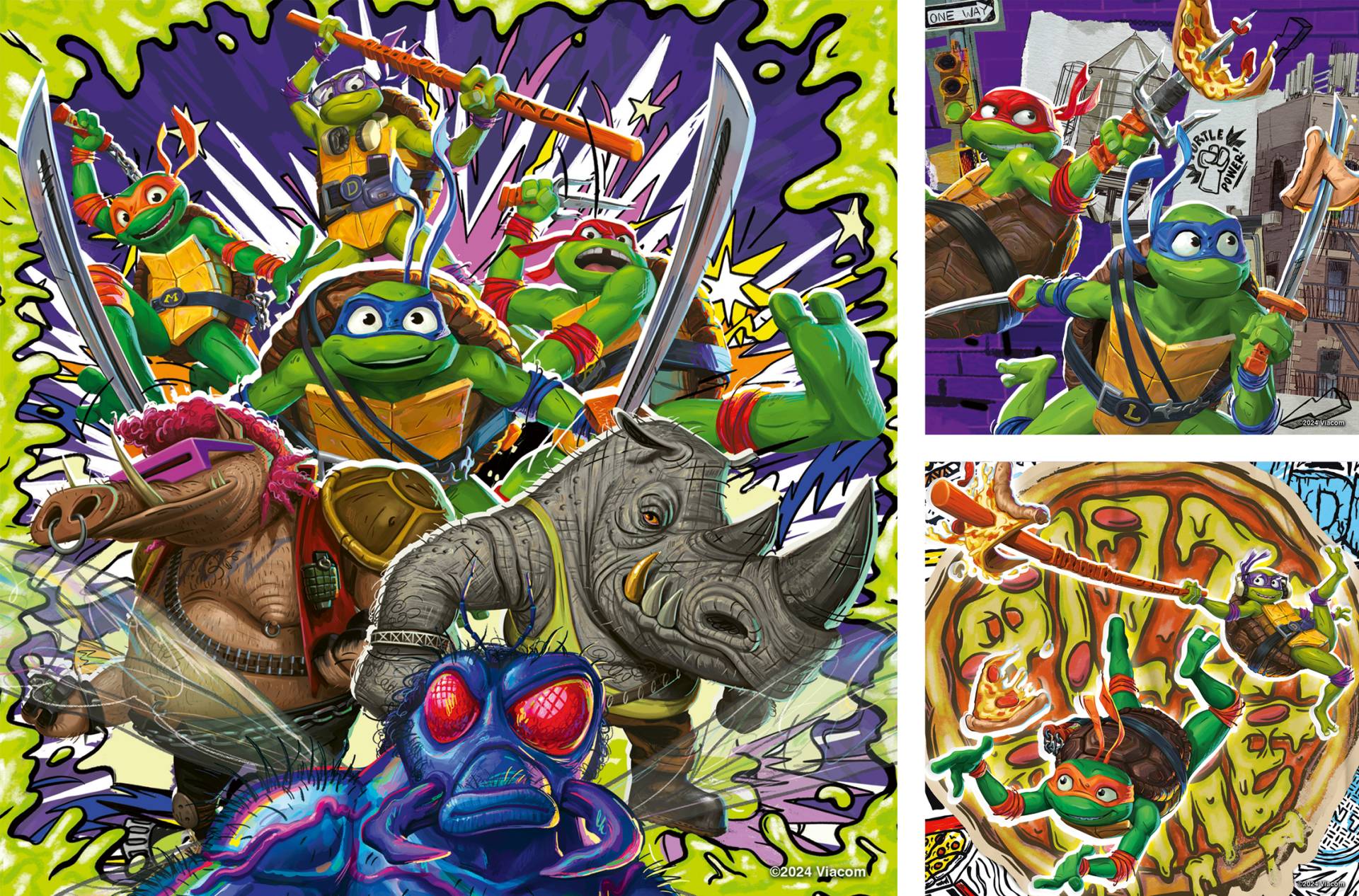 Ravensburger 3 Puzzles - Ninja-Schildkröten 49 Teile Puzzle Ravensburger-04012 Ravensburger 3 Puzzles - Ninja-Schildkröten 49 Teile Puzzle Ravensburger-04012 von Ravensburger