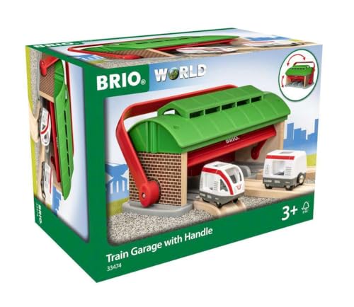 BRIO 33474 - Mitnehm-Lokschuppen mit Reisezug von BRIO