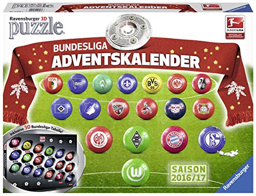 Ravensburger 3D Puzzle 11696 - Bundesliga Adventskalender von Ravensburger