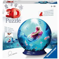 3D Puzzle Ravensburger Puzzle-Ball Bezaubernde Meerjungfrauen 72 Teile von Ravensburger