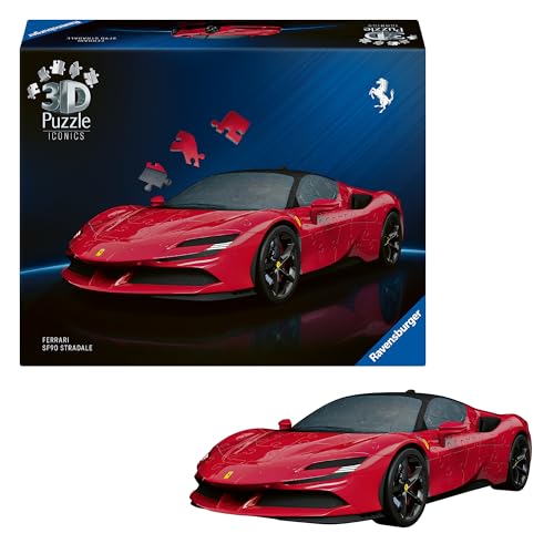 Ravensburger 3D Puzzle Iconics: 12008041 Ferrari SF90 Stradale - Der ikonische Supersportwagen aus Maranello als Modellauto Ravensburger 3D Puzzle Iconics: 12008041 Ferrari SF90 Stradale - Der ikonische Supersportwagen aus Maranello als Modellauto von Ravensburger