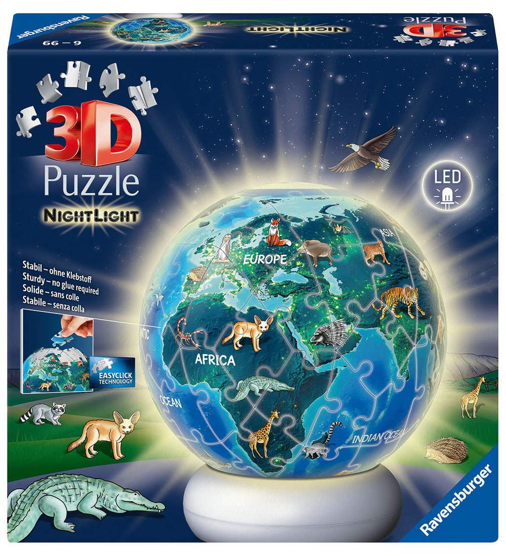 Ravensburger 3D Puzzlespiel/Nachtlicht - 73 Teile - Nachtlicht D - Ravensburger - One Size - Puzzlespiele Ravensburger 3D Puzzlespiel/Nachtlicht - 73 Teile - Nachtlicht D - Ravensburger - One Size - Puzzlespiele von Ravensburger