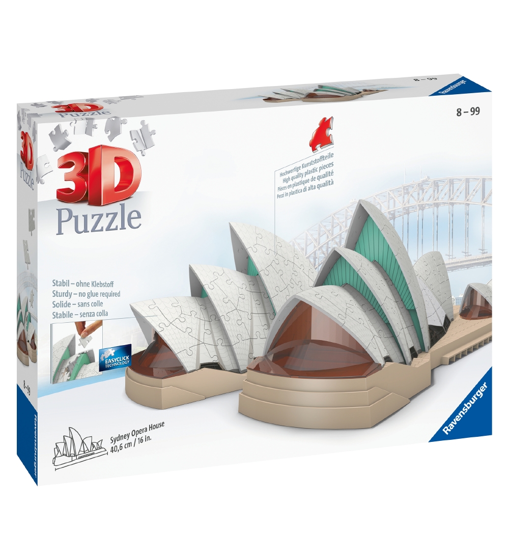 Ravensburger 3D Puzzlespiel - 237 Teile - Sydney Opera - Ravensburger - One Size - Puzzlespiele Ravensburger 3D Puzzlespiel - 237 Teile - Sydney Opera - Ravensburger - One Size - Puzzlespiele von Ravensburger