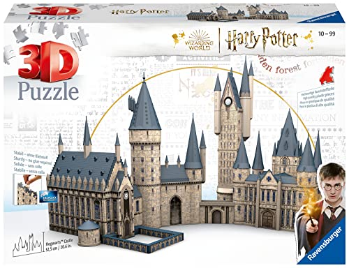 Ravensburger 4005556114979 Coffret complet Poudlard Grande Salle + Tour d'astronomie Potter-1080 pièces Harry Potter 3D Puzzle von Ravensburger