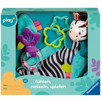 Ravensburger 4858 - play+ Fühlen, rasseln, spielen, Geschenk-Set: Zebra von Ravensburger