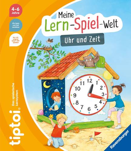 Ravensburger 49288 tiptoi® Meine Lern-Spiel-Welt: Uhr und Zeit tiptoi Sachbuch von Ravensburger