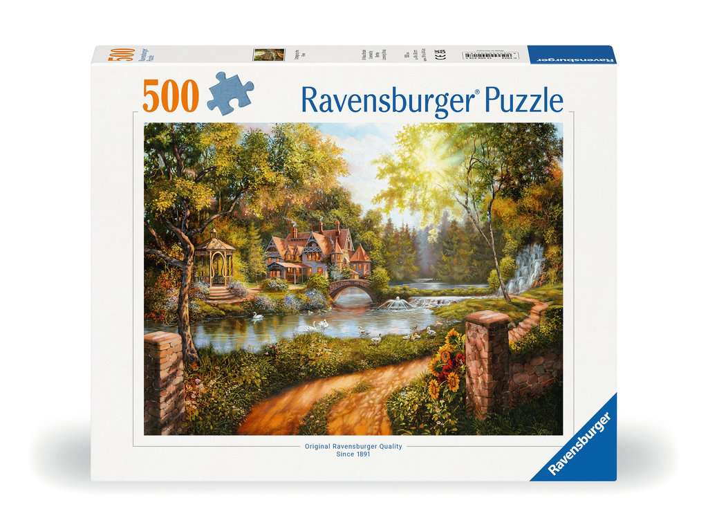 Ravensburger 500 Teile - Cottage am Fluß - Ravensburger 500 Teile - Cottage am Fluß - von Ravensburger