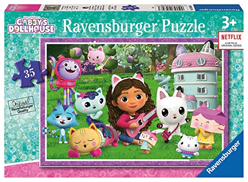 Ravensburger 5658 Gabby's Dollhouse Puzzles für Kinder ab 3 Jahren – 35 Teile von Ravensburger