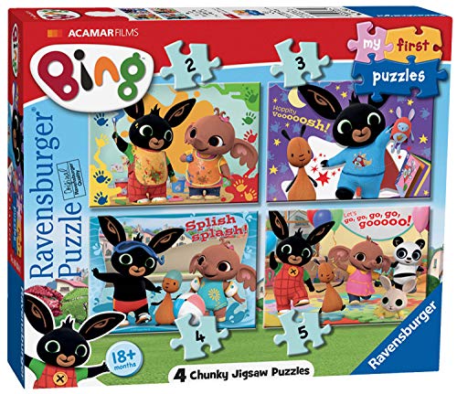 Ravensburger Bing Bunny – Mein erstes Puzzle (2, 3, 4 und 5 Teile), Lernspielzeug für Kleinkinder ab 18 Monaten von Ravensburger