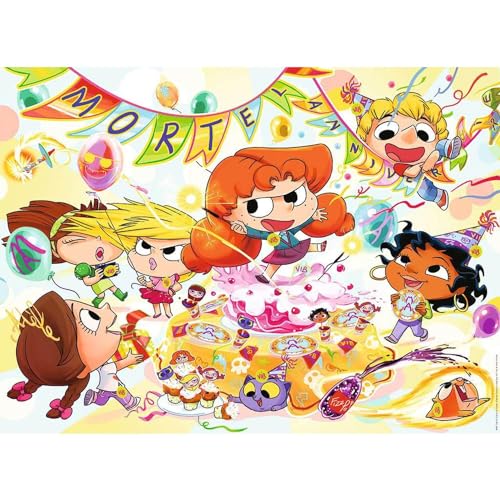 Nathan – Puzzle für Kinder – 150 Teile – Sterblicher Geburtstag/Todestag Adele – Mädchen oder Jungen ab 7 Jahren – hochwertiges Puzzle – Dicker und robuster Karton – Alltag für Kinder – 86198 von NATHAN