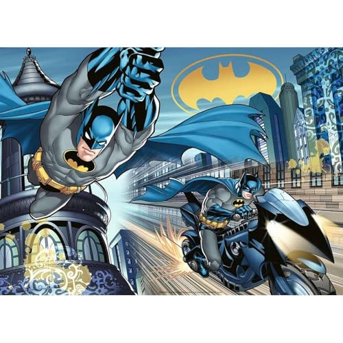 Nathan Kinderpuzzle, 60 Teile, Batman, der Schwarze Ritter, Mädchen oder Jungen ab 6 Jahren, hochwertiges Puzzle, Dicker und widerstandsfähiger Karton, Abenteuer, 86223 Nathan Kinderpuzzle, 60 Teile, Batman, der Schwarze Ritter, Mädchen oder Jungen ab 6 Jahren, hochwertiges Puzzle, Dicker und widerstandsfähiger Karton, Abenteuer, 86223 von Nathan