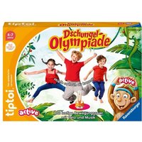 Ravensburger 00129 - tiptoi® active, Dschungel-Olympiade, Bewegungsspiel, Lernspiel von Ravensburger