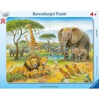 Rahmenpuzzle Ravensburger Afrikas Tierwelt 30 Teile von Ravensburger