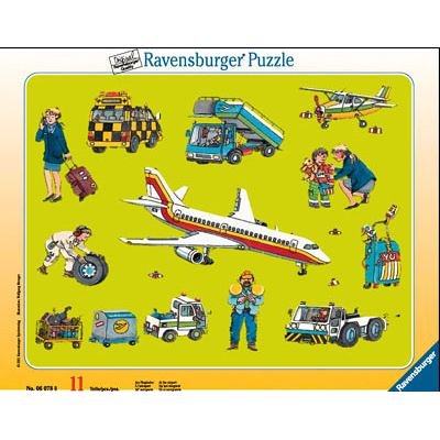 Ravensburger - Am Flughafen, 11 Teile Rahmenpuzzle von Ravensburger