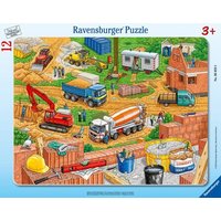 Rahmenpuzzle Ravensburger Arbeit auf der Baustelle 12 Teile von Ravensburger