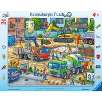 Rahmenpuzzle Ravensburger Auf der Baustelle ist was los! 24 Teile von Ravensburger