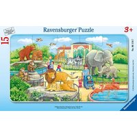 Rahmenpuzzle Ravensburger Ausflug in den Zoo 15 Teile von Ravensburger