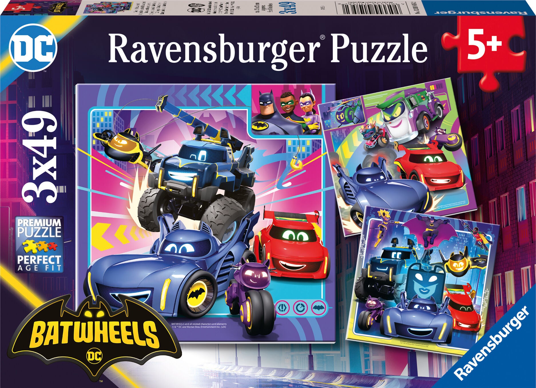 Ravensburger Batwheels Puzzles 3x49 Teile von Ravensburger