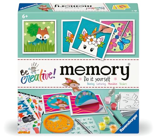 Ravensburger BeCreative 23962 - Bastelset Memory, DIY basteln für Kinder ab 6 Jahren, eigenes Spiel basteln von Ravensburger