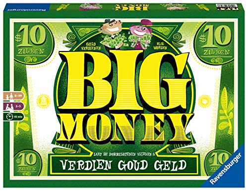 Ravensburger Big Money - Brettspiel: Niederländische Version für 2-5 Spieler ab 8 Jahren von Ravensburger