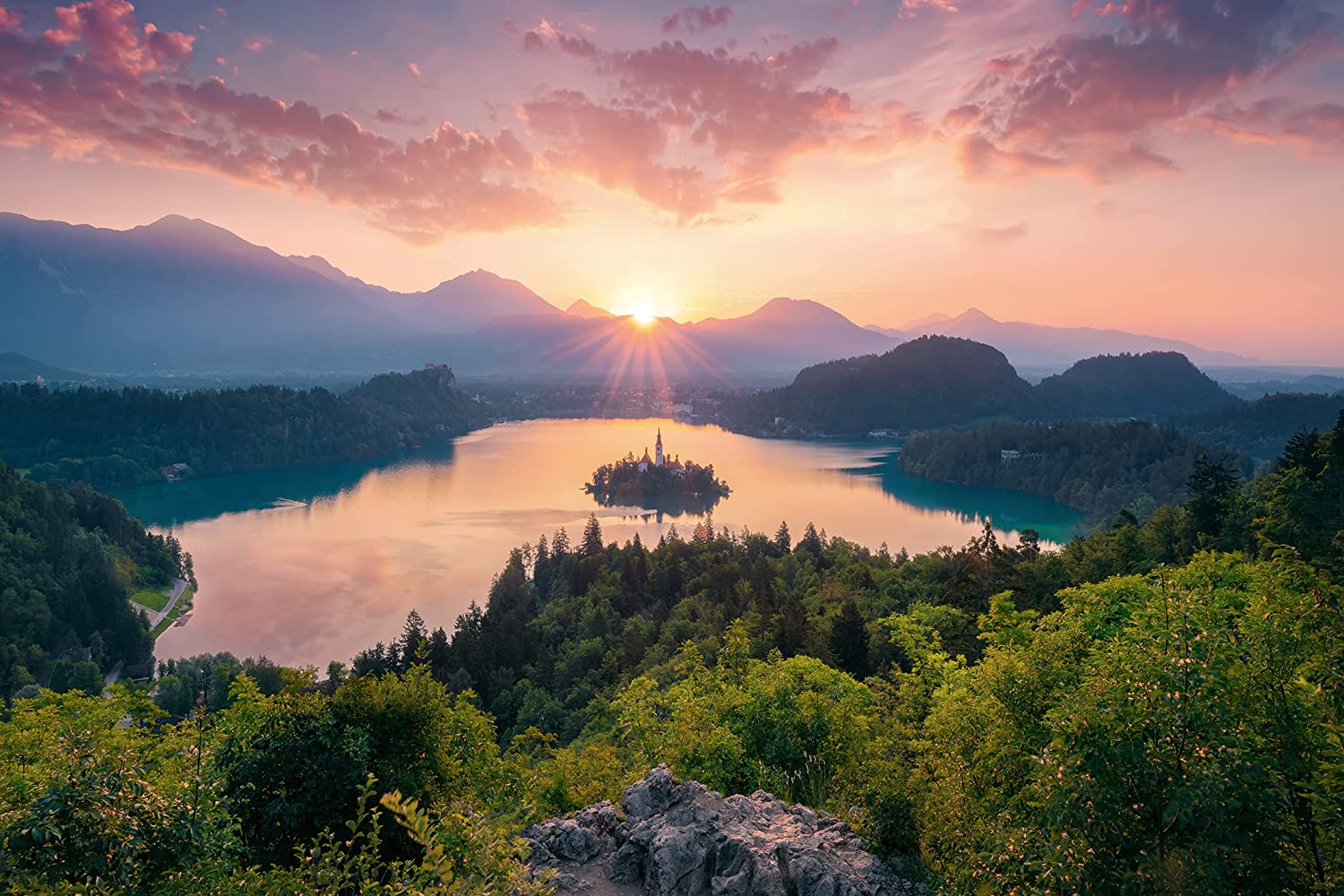 Ravensburger Bleder See, Slowenien 3000 Teile Puzzle Ravensburger-17445 Ravensburger Bleder See, Slowenien 3000 Teile Puzzle Ravensburger-17445 von Ravensburger