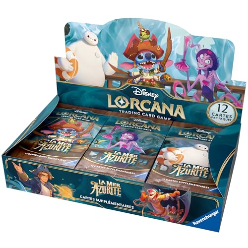 Ravensburger - Box mit 24 Boosterpacks Lorcana Kapitel 6: La Mer Azurite – französische Version von Ravensburger