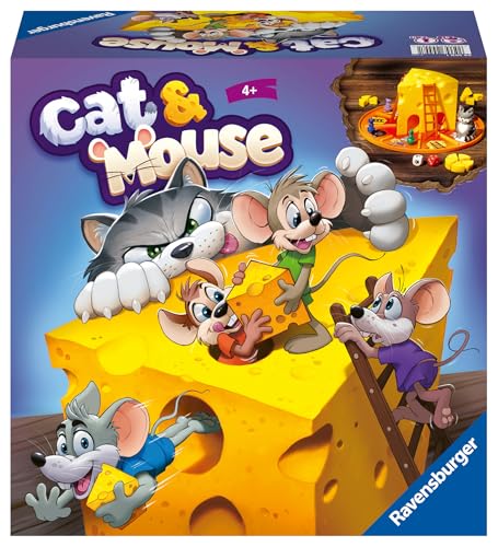 Ravensburger Katze & Maus Brettspiele für Kinder ab 4 Jahren – 2 bis 4 Spieler von Ravensburger