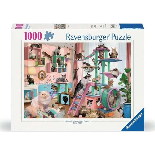 Ravensburger Cat Tree Heaven 1000 Teile Puzzle für Erwachsene – 12000875 – Handgefertigtes Werkzeug, Made in Germany, jedes Teil passt perfekt zusammen von Ravensburger