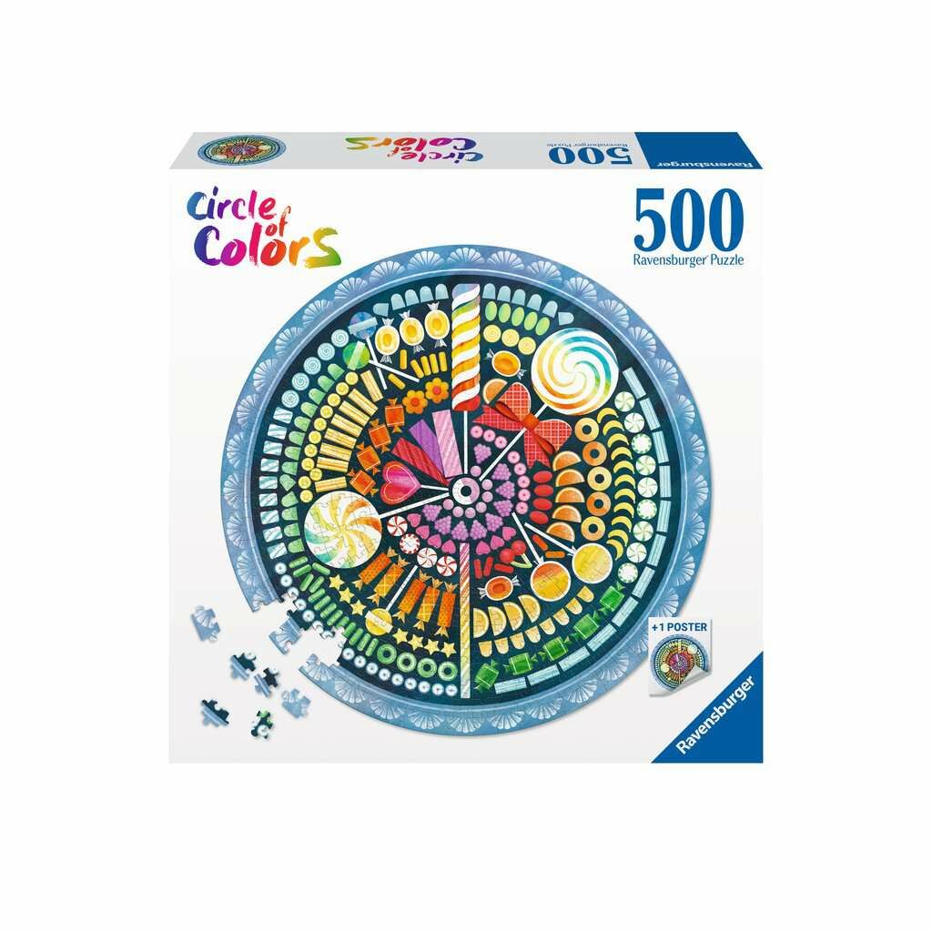 Ravensburger Circle Of Colors Candy Puzzle 500 Teile von Ravensburger