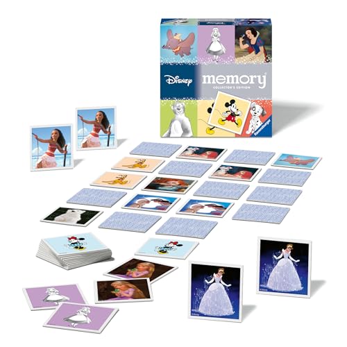 Ravensburger Collector's Memory Walt Disney - 27378 - Das beliebte Gedächtnisspiel mit schimmernden Bildkarten - Memory für große und kleine Disney-Fans, Disney Geschenk von Ravensburger