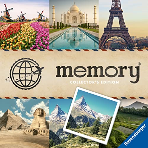 Ravensburger Collector's Memory Schönste Reiseziele 27379 - Das Weltbekannte Gedächtnisspiel Mit Bildern Von Traumorten, EIN Besonderes Memory Und Eine Tolle Inspiration Für Reiselustige von Ravensburger