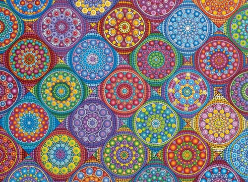 Ravensburger Color Your World Series - Magnificent Mandalas - 500 Teile Puzzle für Erwachsene - 80694 - Handgefertigtes Werkzeug, Made in Germany, jedes Teil passt perfekt zusammen von Ravensburger