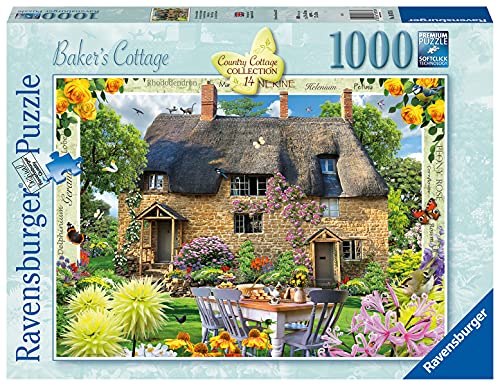 Ravensburger Country Cottage No.14 - Baker's Cottage 1000 Piece Jigsaw Puzzles for Adults & Kids Age 12 Years Up von Ravensburger