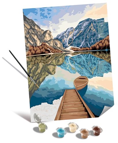 Ravensburger CreArt 23909 - Lake Views - Malen nach Zahlen Erwachsene und Kinder - ab 12 Jahren - Malen auf Leinwand von Ravensburger