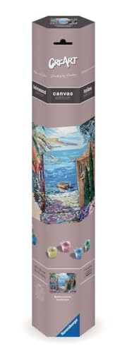 Ravensburger CreArt 23913 - Mediterrane Landschaft - Malen nach Zahlen Erwachsene, DIY Malset mit Pinsel und Acrylfarben, Geschenk für Frauen und Männer, Malen auf Leinwand Ravensburger CreArt 23913 - Mediterrane Landschaft - Malen nach Zahlen Erwachsene, DIY Malset mit Pinsel und Acrylfarben, Geschenk für Frauen und Männer, Malen auf Leinwand von Ravensburger