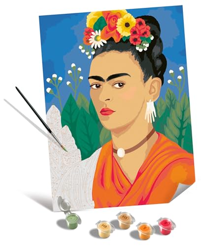 Ravensburger CreArt - 25525 - Frida Kahlo - Malen auf Leinwand - Malen nach Zahlen für Erwachsene - ab 14 Jahren von Ravensburger