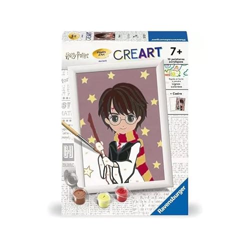 Ravensburger - CreArt Kids 13 x 18 cm – Kunstnummer – Harry/Harry Potter – Malen nach Zahlen – ab 7 Jahren – 25753 Ravensburger - CreArt Kids 13 x 18 cm – Kunstnummer – Harry/Harry Potter – Malen nach Zahlen – ab 7 Jahren – 25753 von Ravensburger