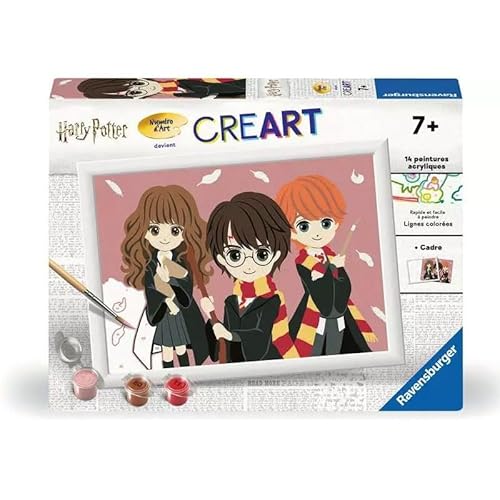 Ravensburger CreArt Kids 18 x 24 cm – Kunstnummer – Gruppenporträt/Harry Potter – Malen nach Zahlen – ab 7 Jahren – 25835 Ravensburger CreArt Kids 18 x 24 cm – Kunstnummer – Gruppenporträt/Harry Potter – Malen nach Zahlen – ab 7 Jahren – 25835 von Ravensburger