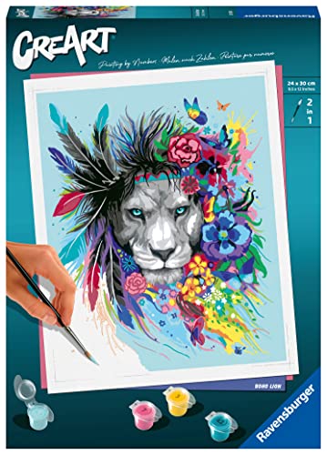 Ravensburger CreArt - Malen nach Zahlen 20130 Boho Lion ab 12 Jahren von Ravensburger