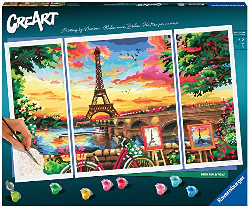 Ravensburger CreArt - Malen nach Zahlen 20134 - Spiegelbild von Paris - ab 14 Jahren von Ravensburger