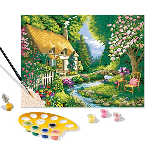 Ravensburger CreArt - Malen nach Zahlen 20154 River Cottage - Malen nach Zahlen Erwachsene - ab 14 Jahren, White von Ravensburger