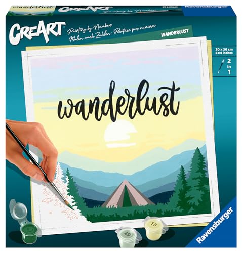 Ravensburger CreArt - Malen nach Zahlen 20269 - Wanderlust - ab 12 Jahren von Ravensburger