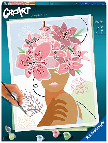 Ravensburger CreArt - Malen nach Zahlen 20275 Flowers on my Mind ab 12 Jahren von Ravensburger