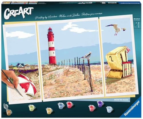 Ravensburger CreArt - Malen nach Zahlen 20277 Beside the Seaside ab 14 Jahren von Ravensburger