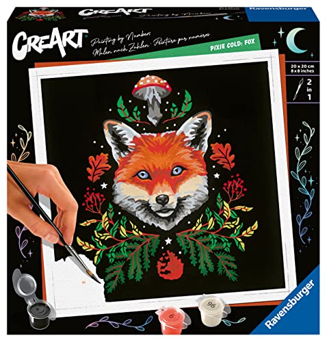 Ravensburger CreArt - Malen nach Zahlen 23511 Pixie Cold: Fox ab 12 Jahren von Ravensburger