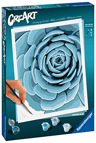 Ravensburger CreArt - Malen nach Zahlen 23610 - Botanisches Blau - ab 12 Jahren von Ravensburger