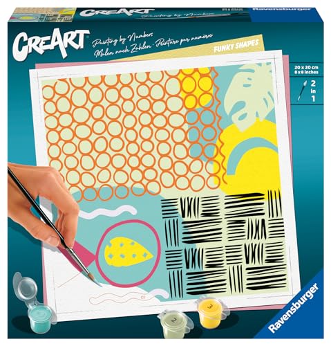 Ravensburger CreArt - Malen nach Zahlen 23639 - Funky Shapes - ab 12 Jahren von Ravensburger