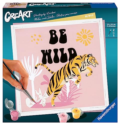 Ravensburger CreArt - Malen nach Zahlen 23665 - Be Wild - ab 12 Jahren von Ravensburger