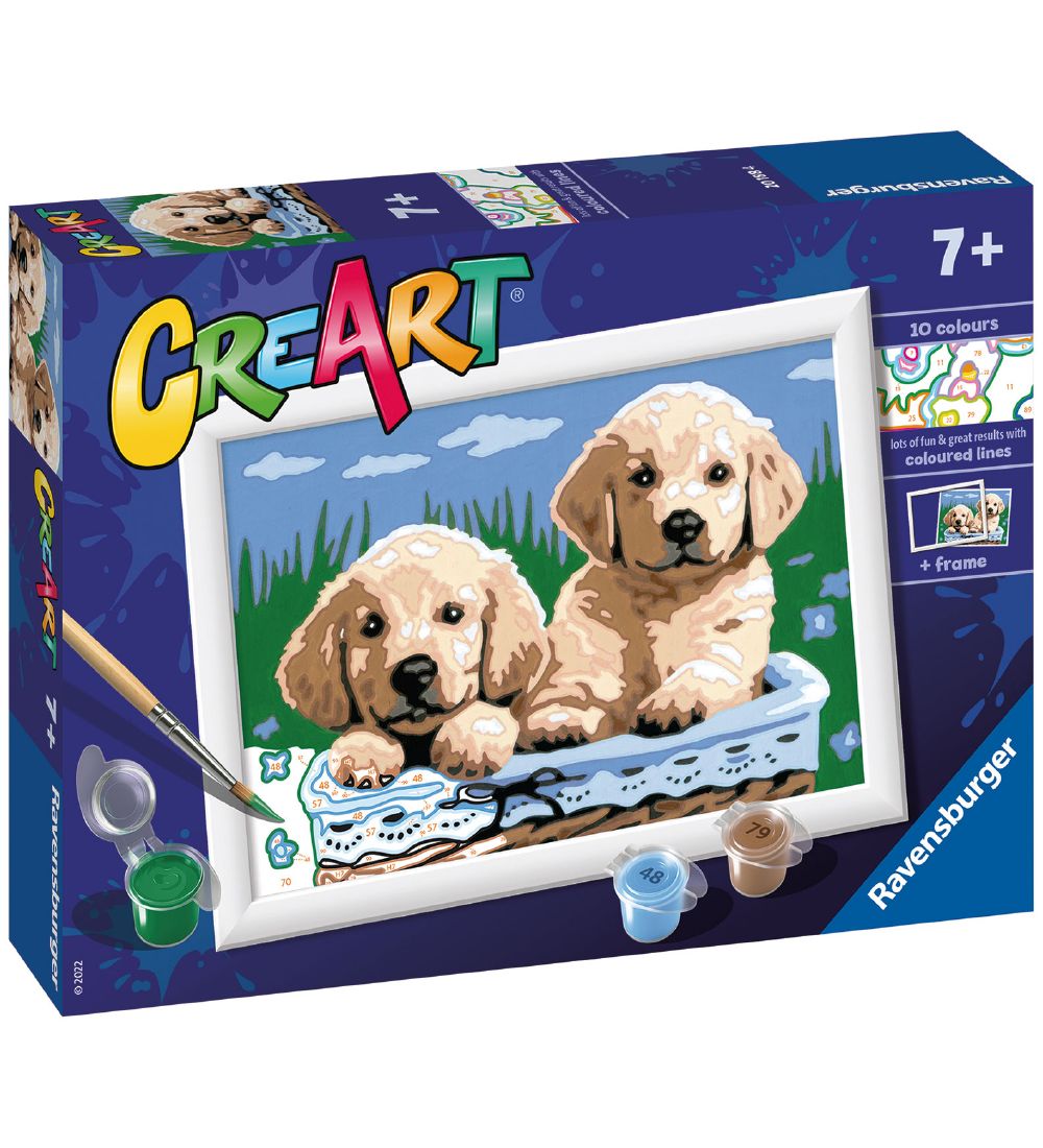 Ravensburger CreArt Malset - Cute Puppies - Ravensburger - One Size - Kreatives Spielset Ravensburger CreArt Malset - Cute Puppies - Ravensburger - One Size - Kreatives Spielset von Ravensburger