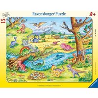 Rahmenpuzzle Ravensburger Die kleinen Dinosaurier 12 Teile von Ravensburger